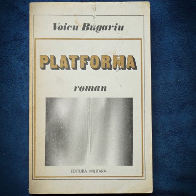 PLATFORMA - VOICU BUGARIU - ROMAN foto