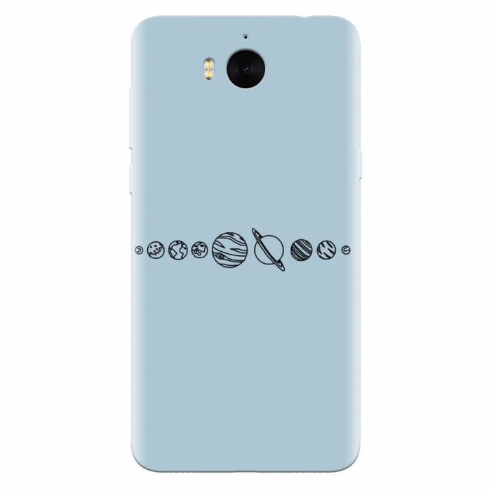 Husa silicon pentru Huawei Y5 2017, Planets Husa silicon pentru Huawei Y5 2017, Planets