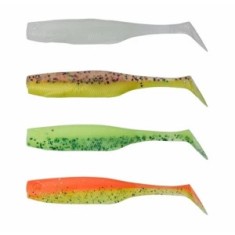 SOFT BAIT SENSAS GUNKI PEPS DARK WATER KIT II 9CM 4BUC/PLIC foto