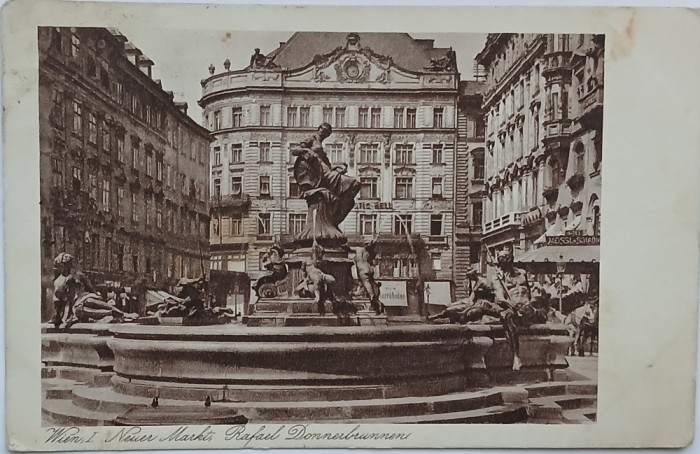 Carte postala circulata 1928 - Viena