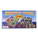 Joc magnetic 3 in 1,plastic,24x24 cm