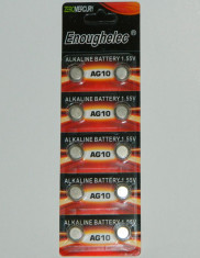 BATERIE ALKALINA AG10 ENOUGHELEC foto