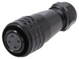 Mufă Mamă SA16 4 PIN IP67 5-8mm 5A 500V Lipire