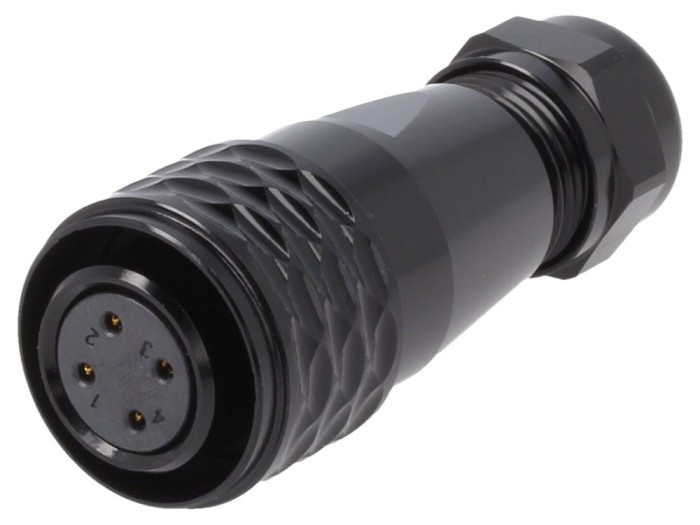 Conector mamă SA16 4 pini IP67