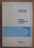 International Logic Review No5 Iunie 1972