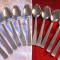 SET LINGURITE SI FURCULITE ARGINTATE PLACATE CU ARGINT 12.5 CM