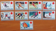 BURUNDI-1972- &amp;#039;&amp;#039;OLIMPIADA de IARNA SAPORRO&amp;#039;&amp;#039;-SET 9V.--MNH-NESTAMP foto