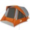 Cort de camping pentru 6 persoane, gri/portocaliu, impermeabil