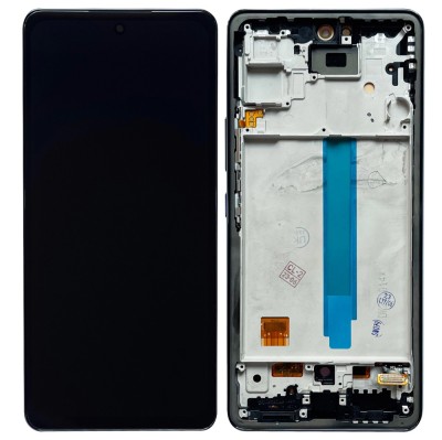 Display Samsung Galaxy A53 A536 5G Compatibil OLED cu Rama Negru foto
