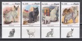 Angola 2019 - Pisici, Serie cu Tapsuri, MNH