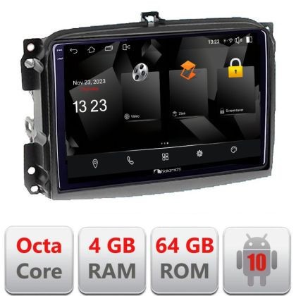 Navigatie Fiat 500L 2012-2017 5510-500L Android Octa Core 720p 4+64 DSP 360 camera carplay android auto CarStore Technology