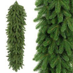 Ghirlanda de Craciun cu Ace 3D PE Pin Premium din Crengute de Brad Artificial, Lungime 100cm, Diametru 30cm