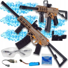 SET DE PISTOL AUTOMAT CU PUȘCĂ MARE + JUCĂRIE CU BILE DE BATERIE GRATUITĂ