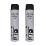 Cumpara ieftin Pachet 2 x Vopsea Spray Brilliante pentru Jante Negru Mat 600 ml