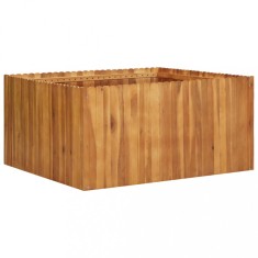 vidaXL Strat &icirc;nălțat de grădină, 100x100x50 cm, lemn masiv de acacia