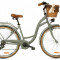 Bicicleta Goetze&reg; Mood 7 viteze Roata 28&quot;, 160-185 cm inaltime, Maslinie