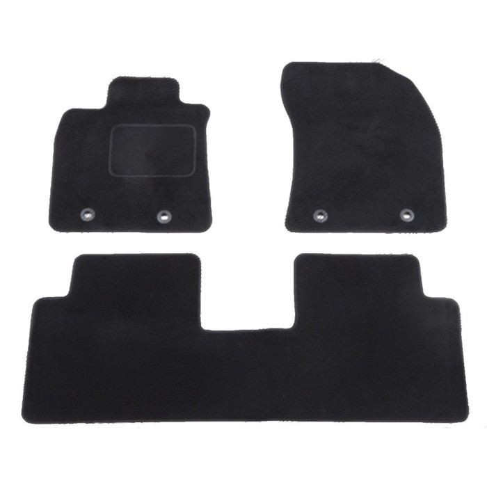 Set covorase auto mocheta Velor TOYOTA AVENSIS (T27), 10.2008-2019, negru,