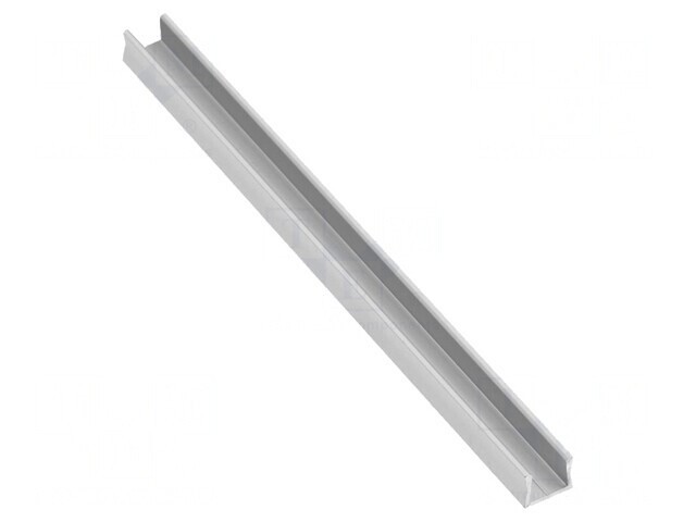 Profil aluminiu argintiu 1m pentru module LED