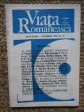 REVISTA VIATA ROMANEASCA OCTOMBRIE 1990 Nr. 10