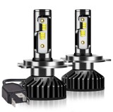 Cumpara ieftin Set 2 Becuri led Auto Mini H4 12V 50W 12000lm Can bus
