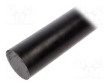 Tijă neagră extrudată &Oslash; 50mm L 500mm MITSUBISHI CHEMICAL ADV. MATERIALS