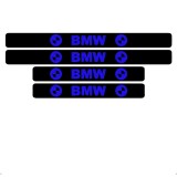 Set 4 protectii praguri auto, autoadezive BMW, Albastru