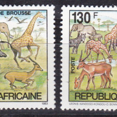 Africa Centrala 1984 fauna MI 1004-1005 MNH w73