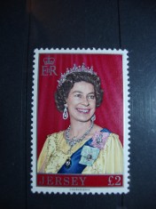 JERSEY SERIE ELISABETA II MNH