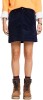 Fusta scurta din catifea ESPRIT, bleumarin, D 44, F 46 - OUTLET