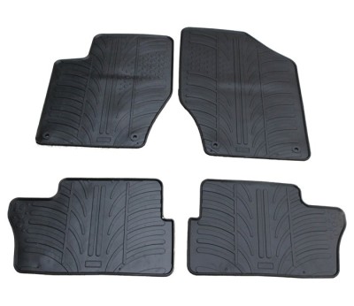 Set covorase auto din cauciuc Peugeot 307 2001-2008, Peugeot 308 2007-09.2013 Hatchback/ Combi, Negru, Gledring, 4 buc. foto