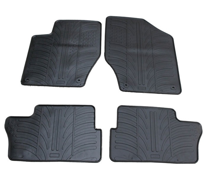 Set covorase auto din cauciuc Peugeot 307 2001-2008, Peugeot 308 2007-09.2013 Hatchback/ Combi, Negru, Gledring, 4 buc.