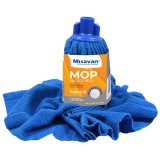 Rezerva mop Misavan Balerina, microfibra, albastru