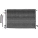 Condensator climatizare AC Opel Signum 08, Vectra C 09, motor: 2.0 DTI, 2.2 DTI, Condensator cu filtru uscator, 660 x415x16, OEM/OES, miez si