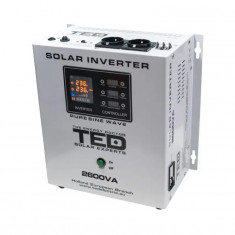 Invertor Solar Fotovoltaic Monofazat Off-Grid, 24V 2600VA 1800W MPPT cu unda sinusoidala pura, TED Electric