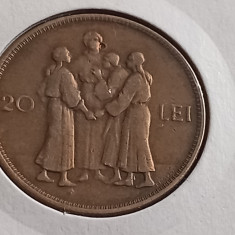 Romania , 20 lei 1930 Hora