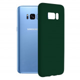 Cumpara ieftin Husa pentru Samsung Galaxy S8 Plus, Techsuit Soft Edge Silicone, Dark Green