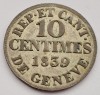 Elvetia, 10 Centimes 1839 Geneva, Europa