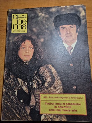 revista cinema februarie 1985-filmele sosesc pasarile calatoare si racolarea foto