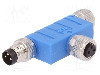 Conector M8, 3 pini, clasa etanseitate IP67, TE Connectivity - T4082102003-000