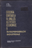 EVIDENTA CONTABILA SI ANALIZA ACTIVITATII ECONOMICE A INTREP.INDUSTRIALE, 1967