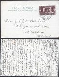 Great Britain 1937 Postal History Rare, Postcard to Netherland Haarlem D.098