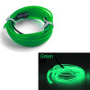 Fir Neon Auto EL Wire culoare Verde, lungime 2M, alimentare 12V, droser inclus, AVEX