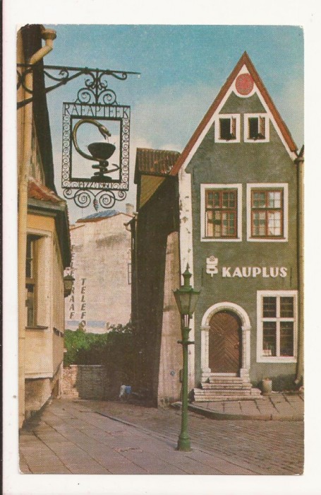 CP2 -Carte Postala - ESTONIA - ( CCCP ) - Tallinn, Town Hall Square, necirculata