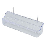 Alimentator pentru păsări - transparent, 20 cm