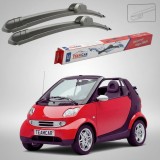 Cumpara ieftin Ștergătoare Smart Fortwo Cabrio 450 2001-2004 | Set Față Flat &ndash; TeamCar&reg;