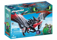 Playmobil Dragons - Deathgripper si Grimmel foto