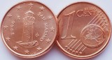 2028 San Marino 1 euro cent 2006 tower Il Montale km 440 UNC, Europa