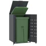 Gossi depozitare cos gunoi cu roti 1 cos antracit 69x79x117 cm otel