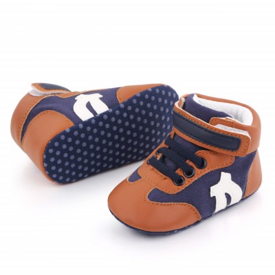 Ghetute maro cu bleumarine pentru baietei (Marime Disponibila: 3-6 luni foto