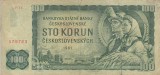 CEHOSLOVACIA 100 korun 1961 VF!!!
